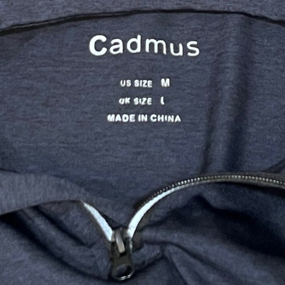 *Bundle of 3* Cadmus Women's Compression Quarter Zip Pullover Top Navy Medium - Picture 6 of 8